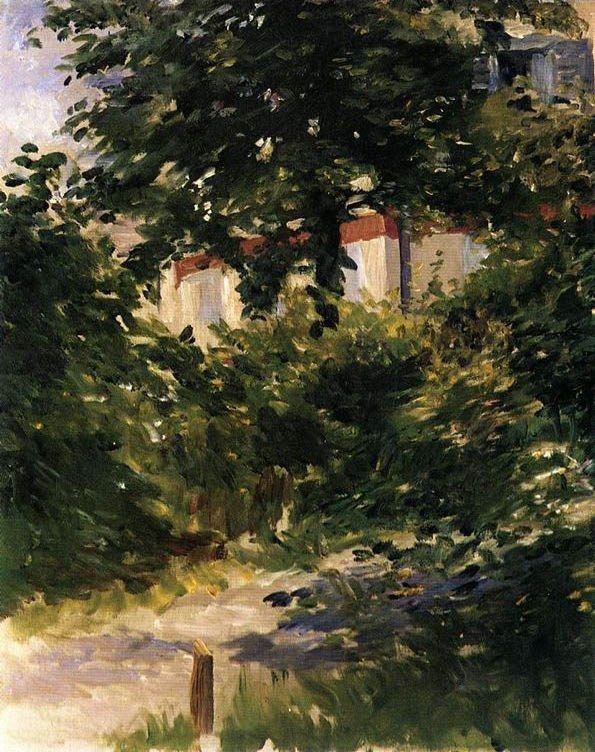 Edouard Manet A Path in the Garden at Rueil